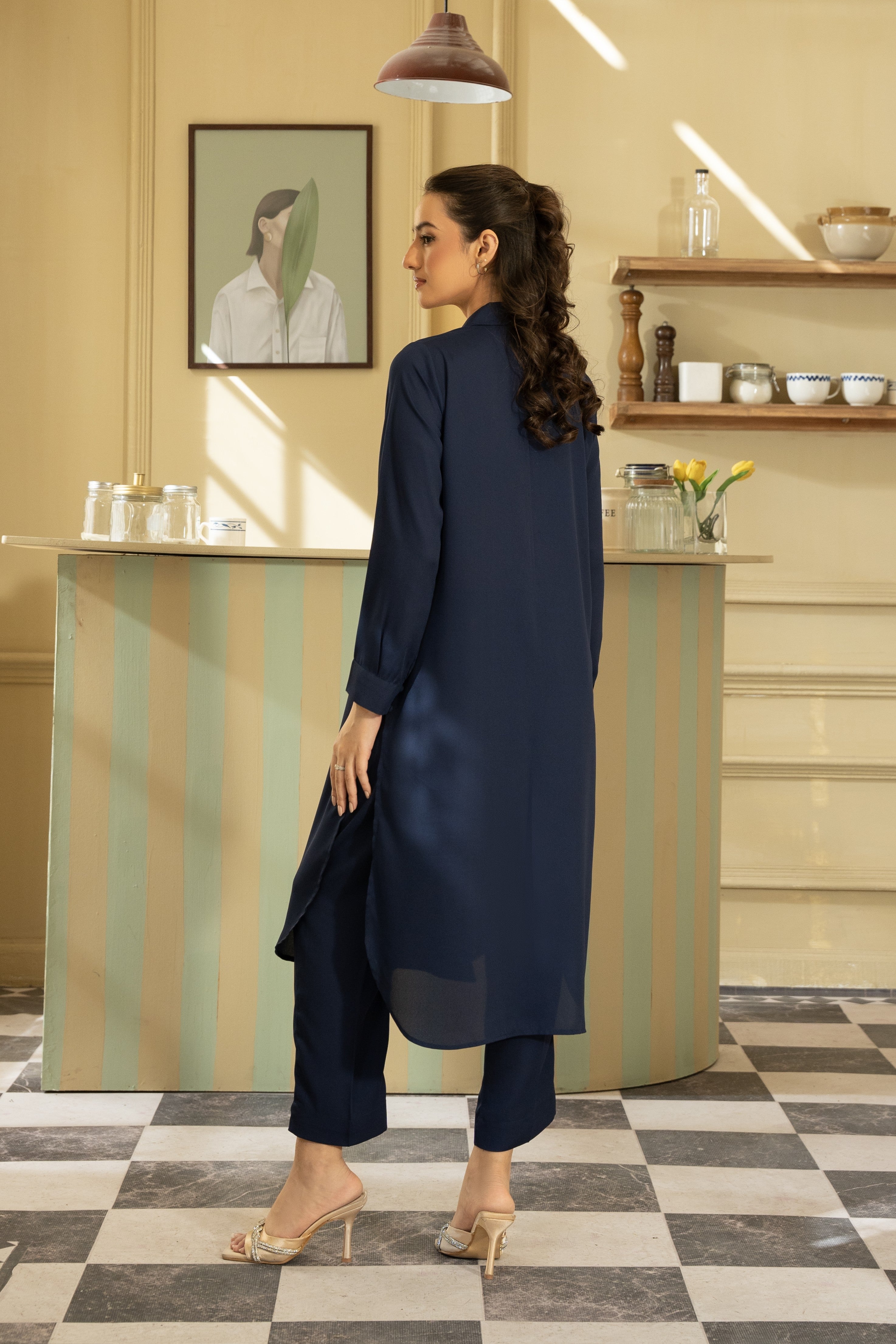 Coord Set- Navy Blue