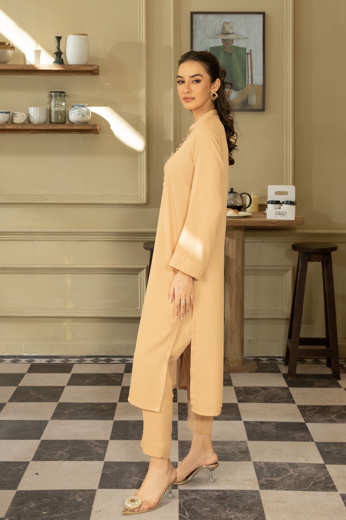 Coord Set- Beige