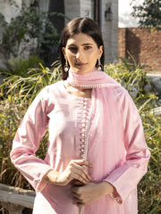Pastel Pink Raw Silk 3pc Suit