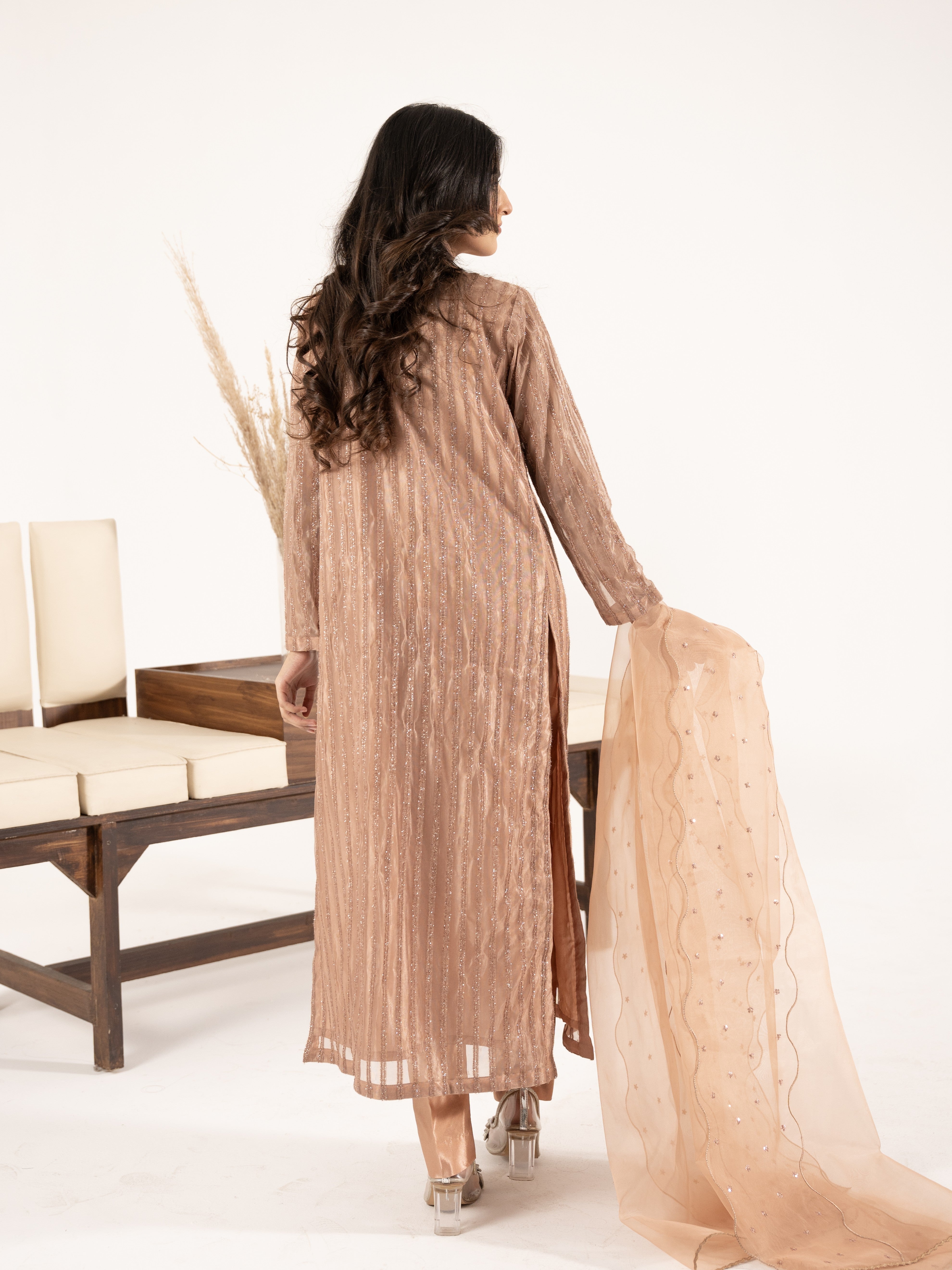 Moonlight 3pc Suit- Rose Pink