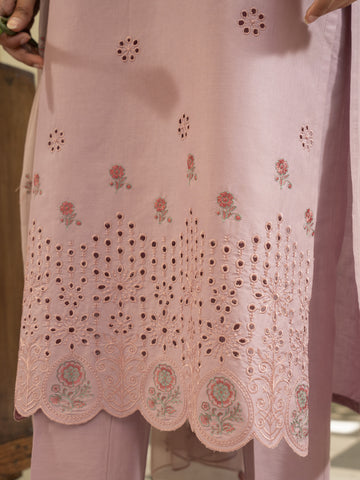 Tea Rose Embroidered Lawn 3pc Suit