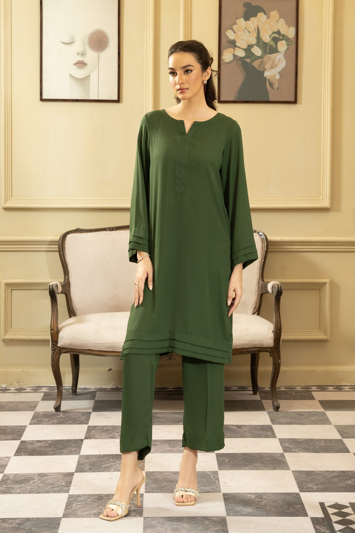 Coord Set- Green