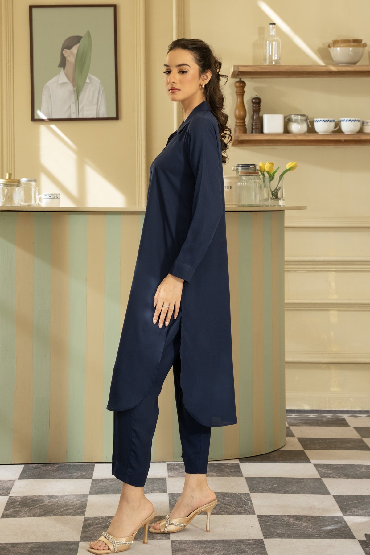 Coord Set- Navy Blue