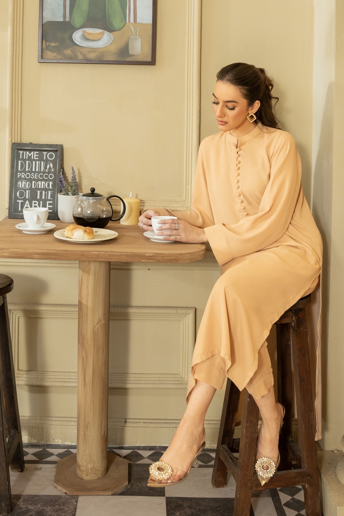 Coord Set- Beige