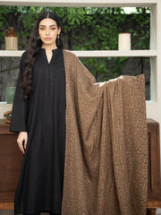 Pashmina Heavy Needlework Shawl- Beige