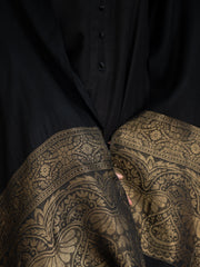 Pashmina Zari Shawl- Black