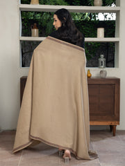 Beige Pashmina Handmade Kingri Shawl