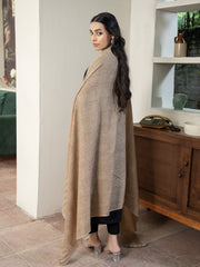Beige Kashmiri Pashmina Wool Shawl