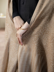 Beige Kashmiri Pashmina Wool Shawl
