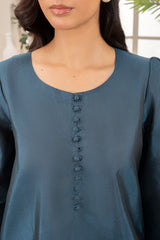 Farshi Silk Set- Dark Teal