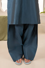 Farshi Silk Set- Dark Teal